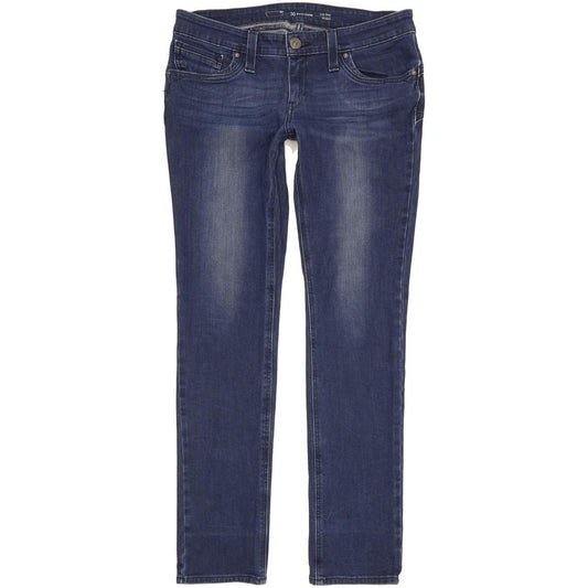 Levi's Demi Curve Women Blue Straight Slim Stretch Jeans W30 L31
