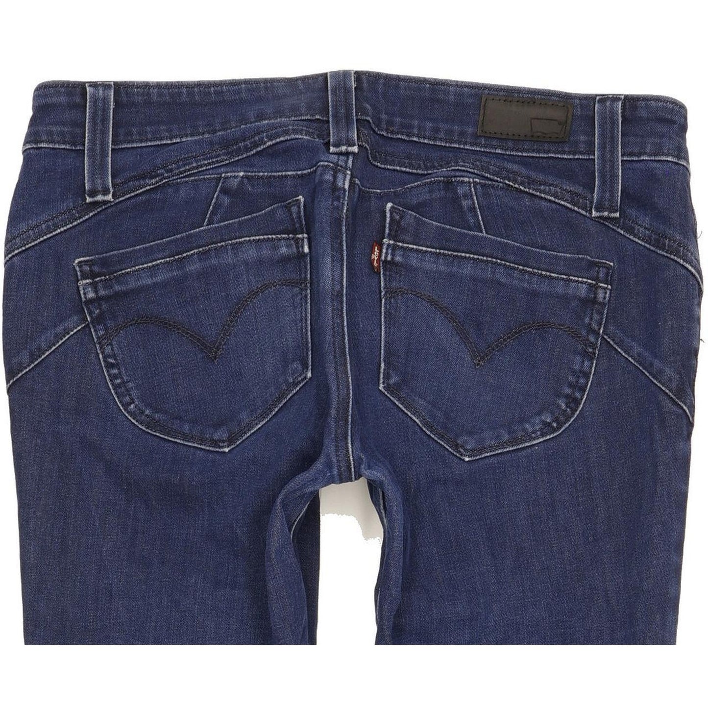 Levi's Demi Curve Women Blue Straight Slim Stretch Jeans W30 L31