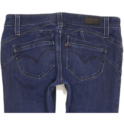 Levi's Demi Curve Women Blue Straight Slim Stretch Jeans W30 L31