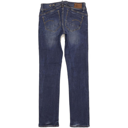 G-Star Midge Saddle Women Blue Straight Slim Stretch Jeans W29 L31