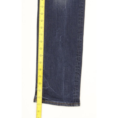 G-Star Midge Saddle Women Blue Straight Slim Stretch Jeans W29 L31