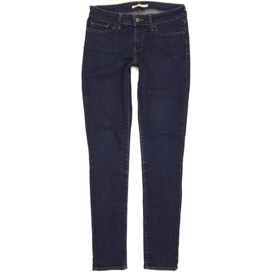Levi's 711 Women Blue Skinny Slim Stretch Jeans W29 L32