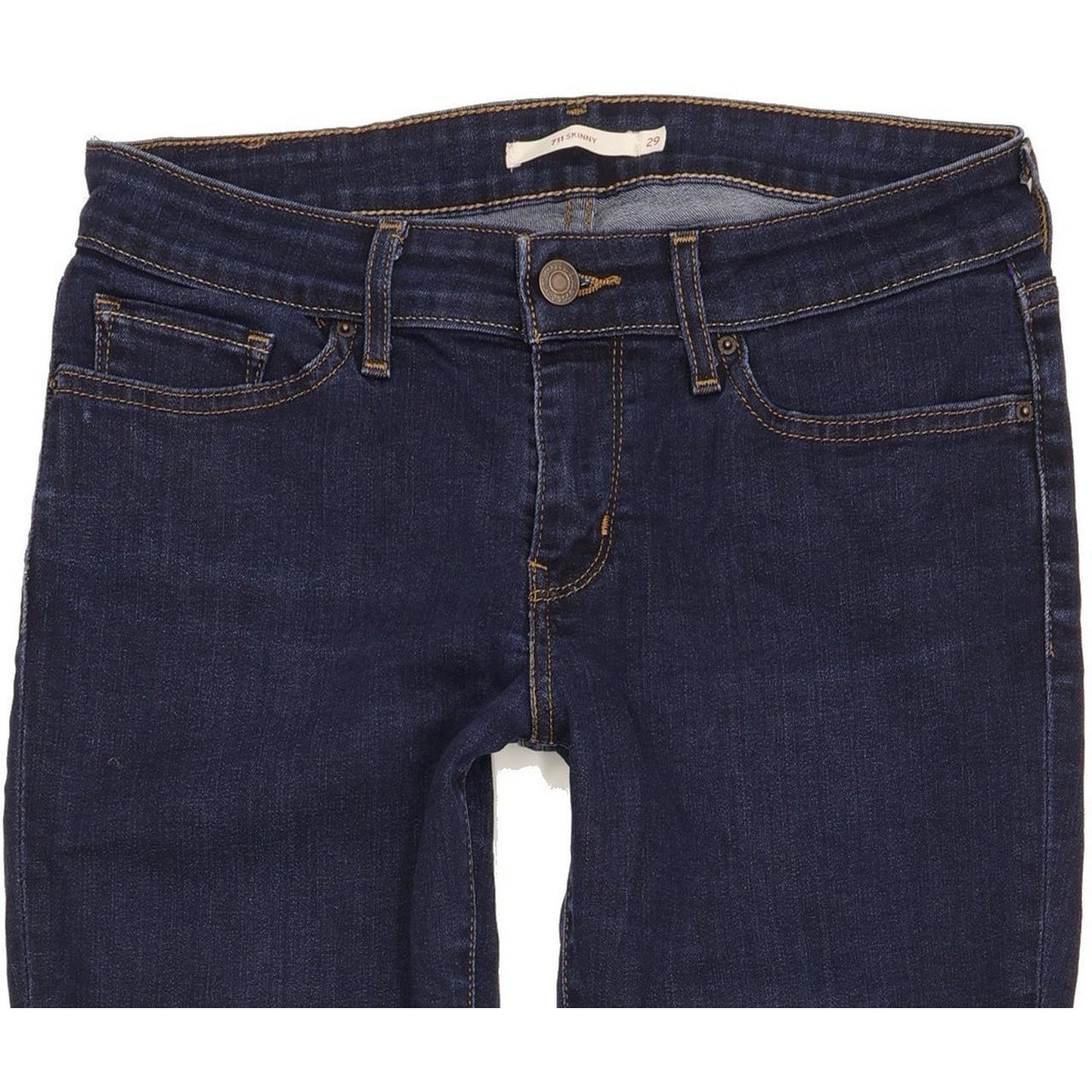Levi's 711 Women Blue Skinny Slim Stretch Jeans W29 L32