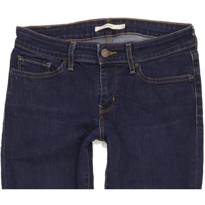 Levi's 711 Women Blue Skinny Slim Stretch Jeans W29 L32