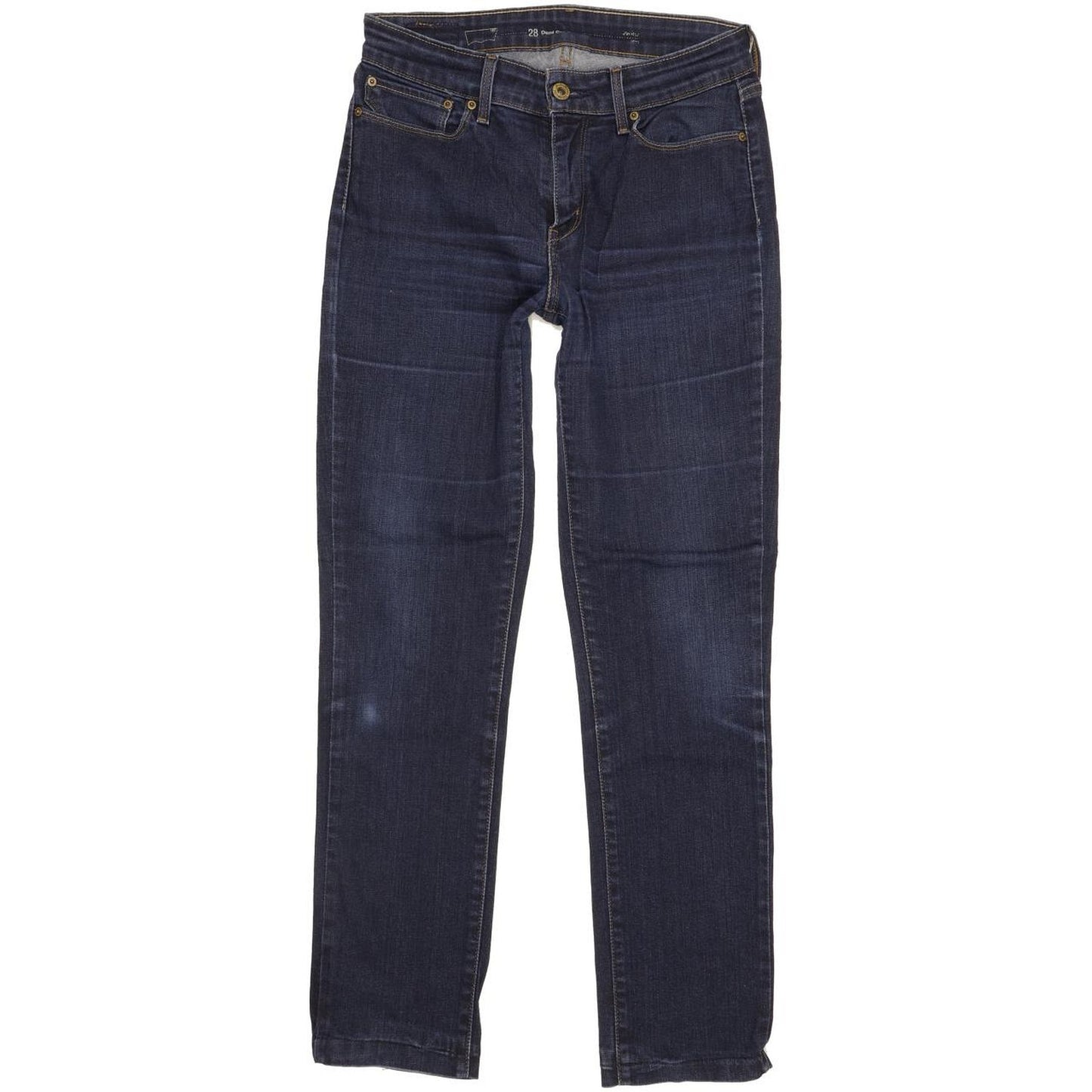 Levi's Demi Curve Women Blue Straight Slim Stretch Jeans W28 L29
