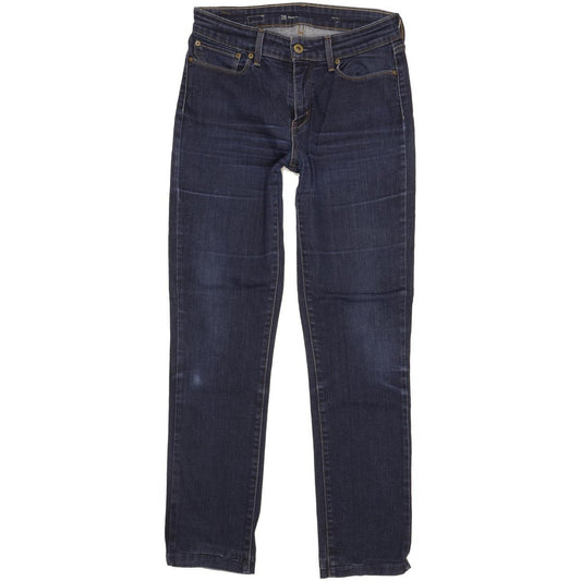 Levi's Demi Curve Women Blue Straight Slim Stretch Jeans W28 L29