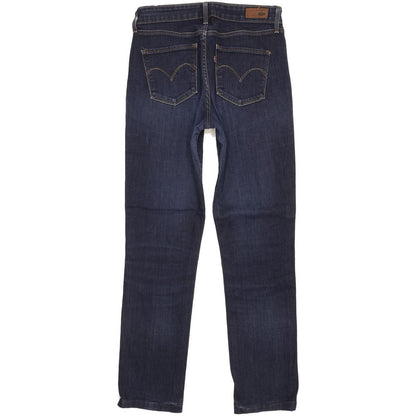 Levi's Demi Curve Women Blue Straight Slim Stretch Jeans W28 L29