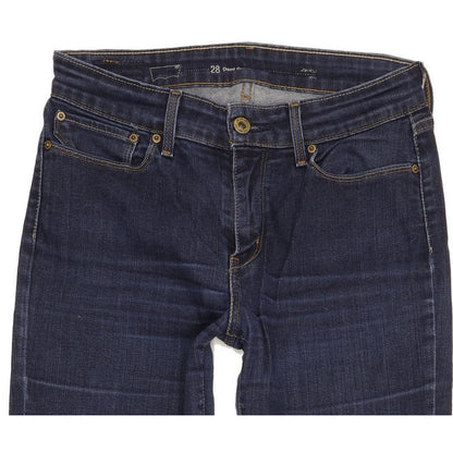Levi's Demi Curve Women Blue Straight Slim Stretch Jeans W28 L29