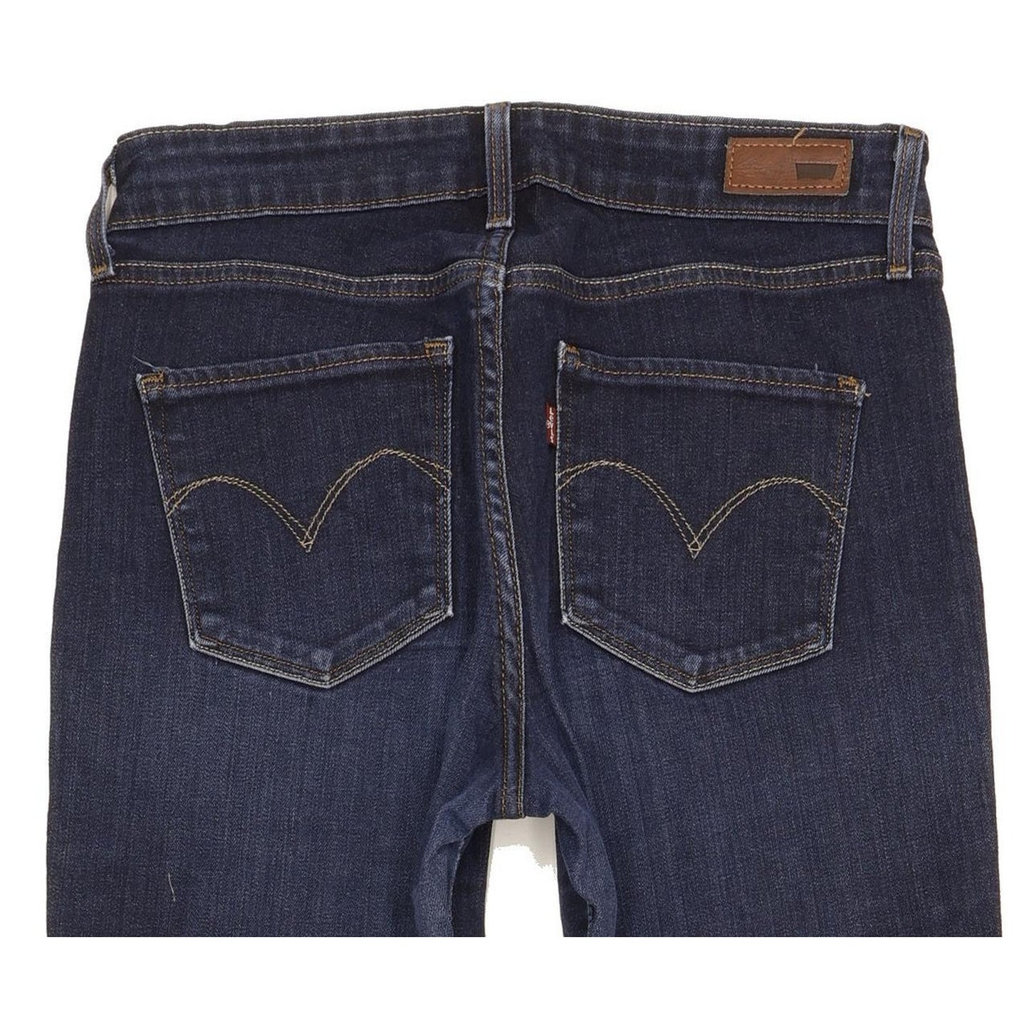 Levi's Demi Curve Women Blue Straight Slim Stretch Jeans W28 L29