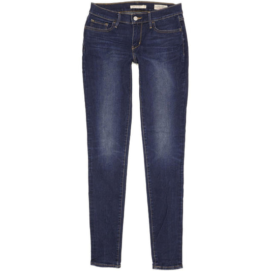 Levi's 710 Super Women Blue Skinny Slim Stretch Jeans W29 L34