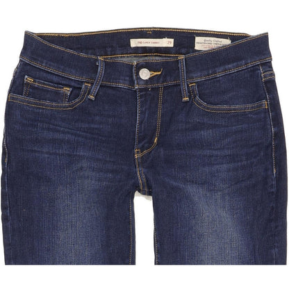 Levi's 710 Super Women Blue Skinny Slim Stretch Jeans W29 L34