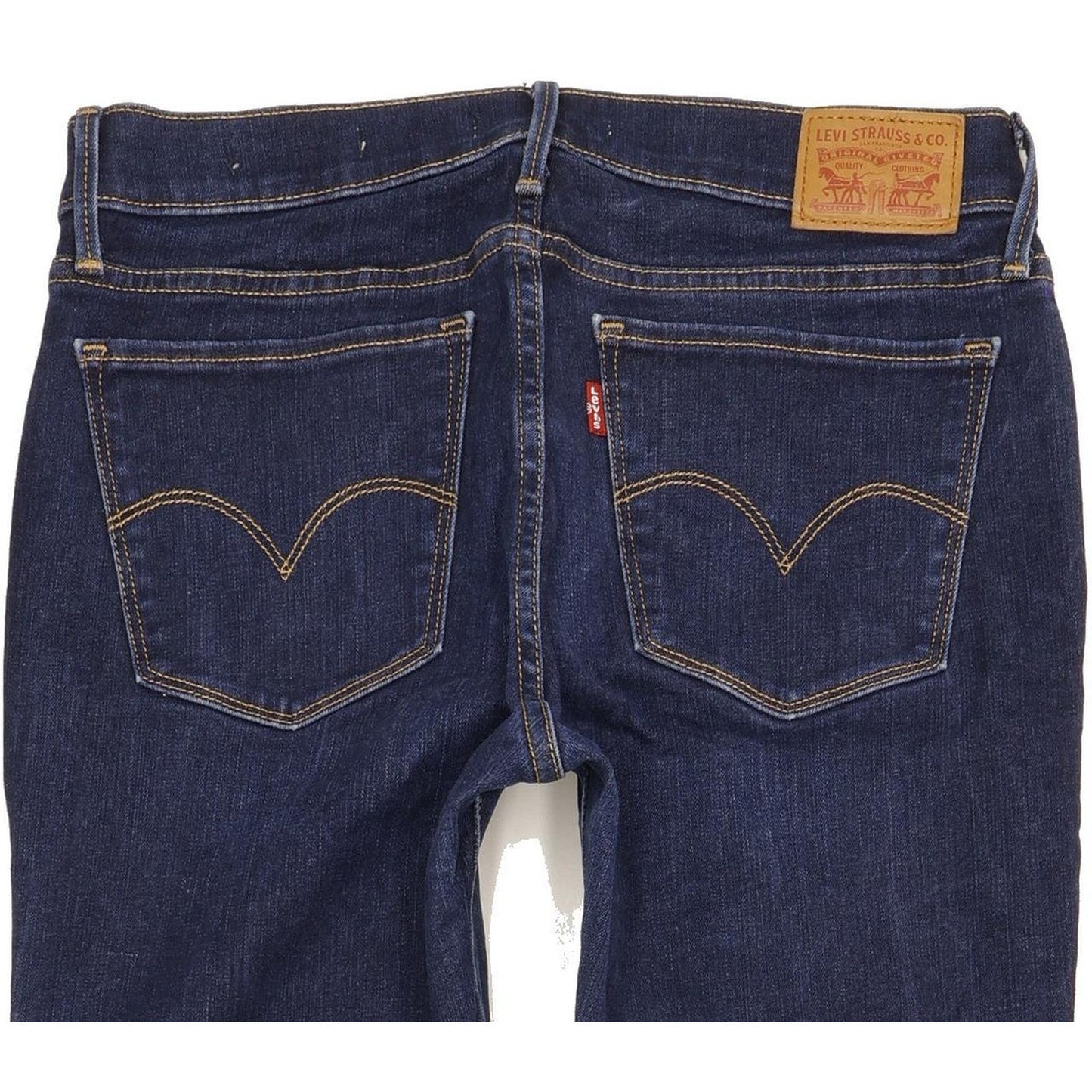 Levi's 710 Super Women Blue Skinny Slim Stretch Jeans W29 L34