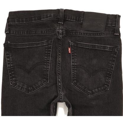 Levi's 510 Men Black Skinny Slim Stretch Jeans W30 L30