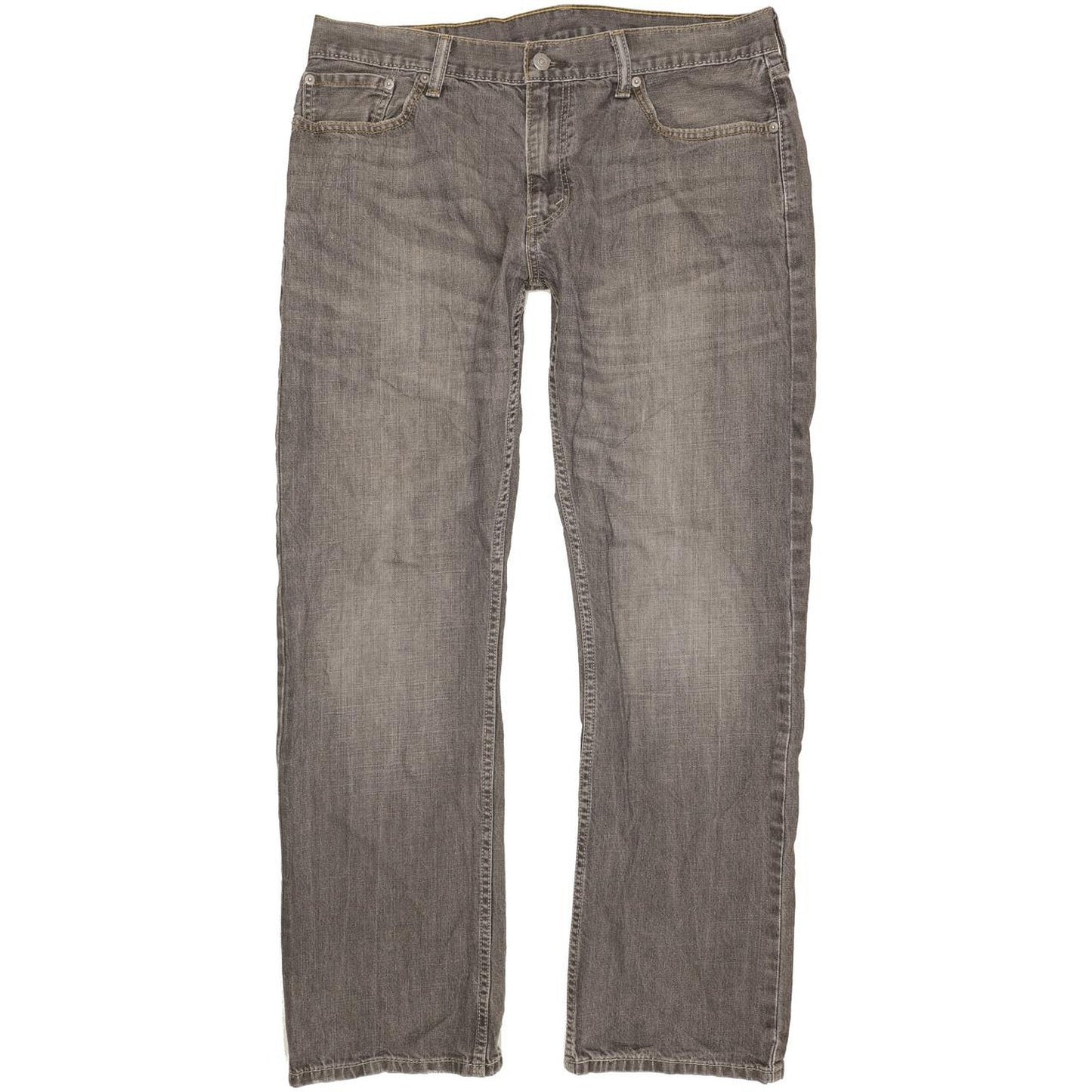 Levi's 514 Men Grey Straight Slim Jeans W36 L31