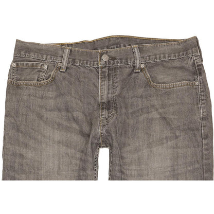 Levi's 514 Men Grey Straight Slim Jeans W36 L31