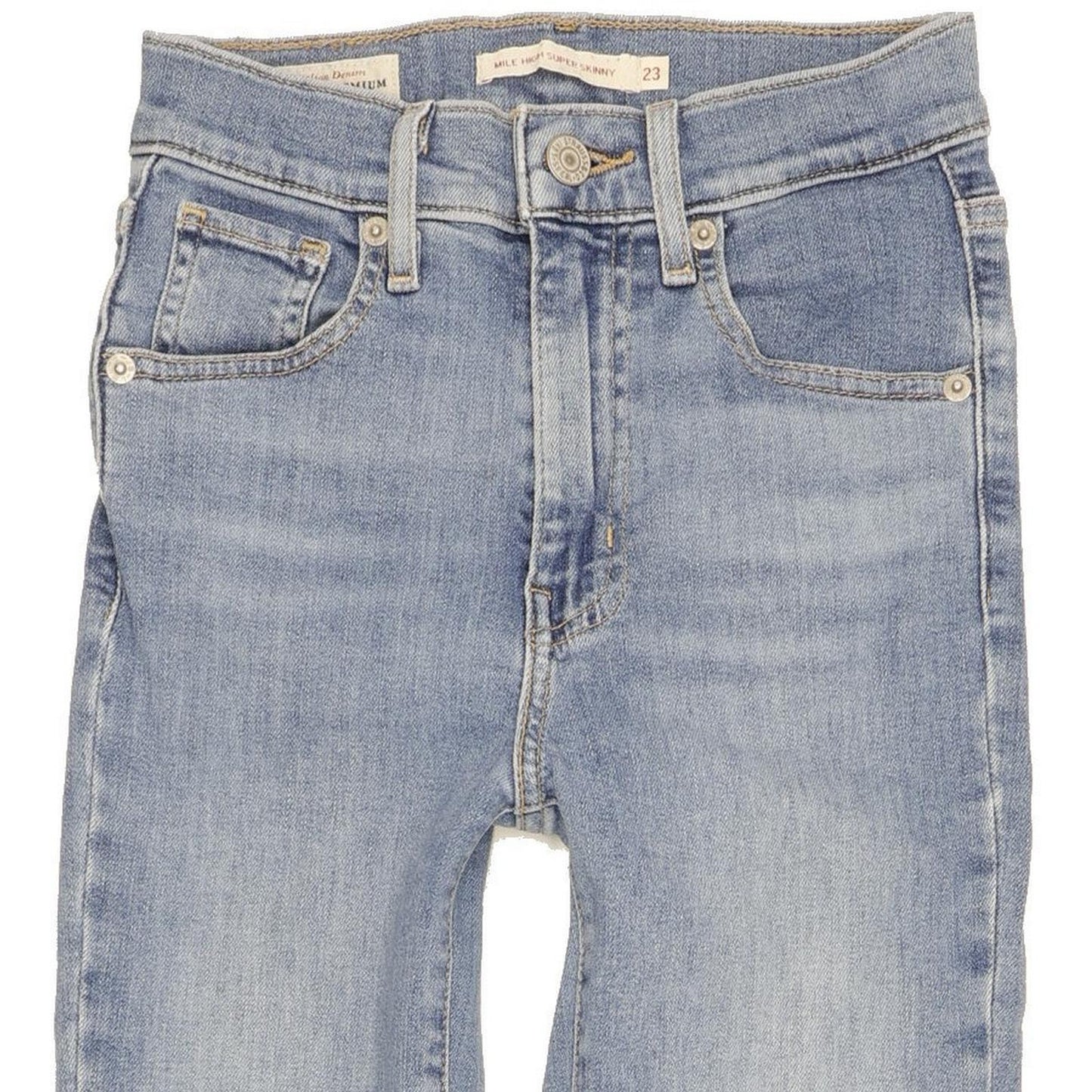 Levi's Mile Women Blue Skinny Slim Stretch Jeans W23 L28