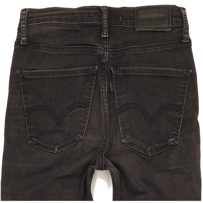 Levi's Mile Women Black Skinny Slim Stretch Jeans W26 L32