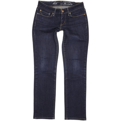 Levi's Slight Curve Women Blue Straight Slim Stretch Jeans W26 L28