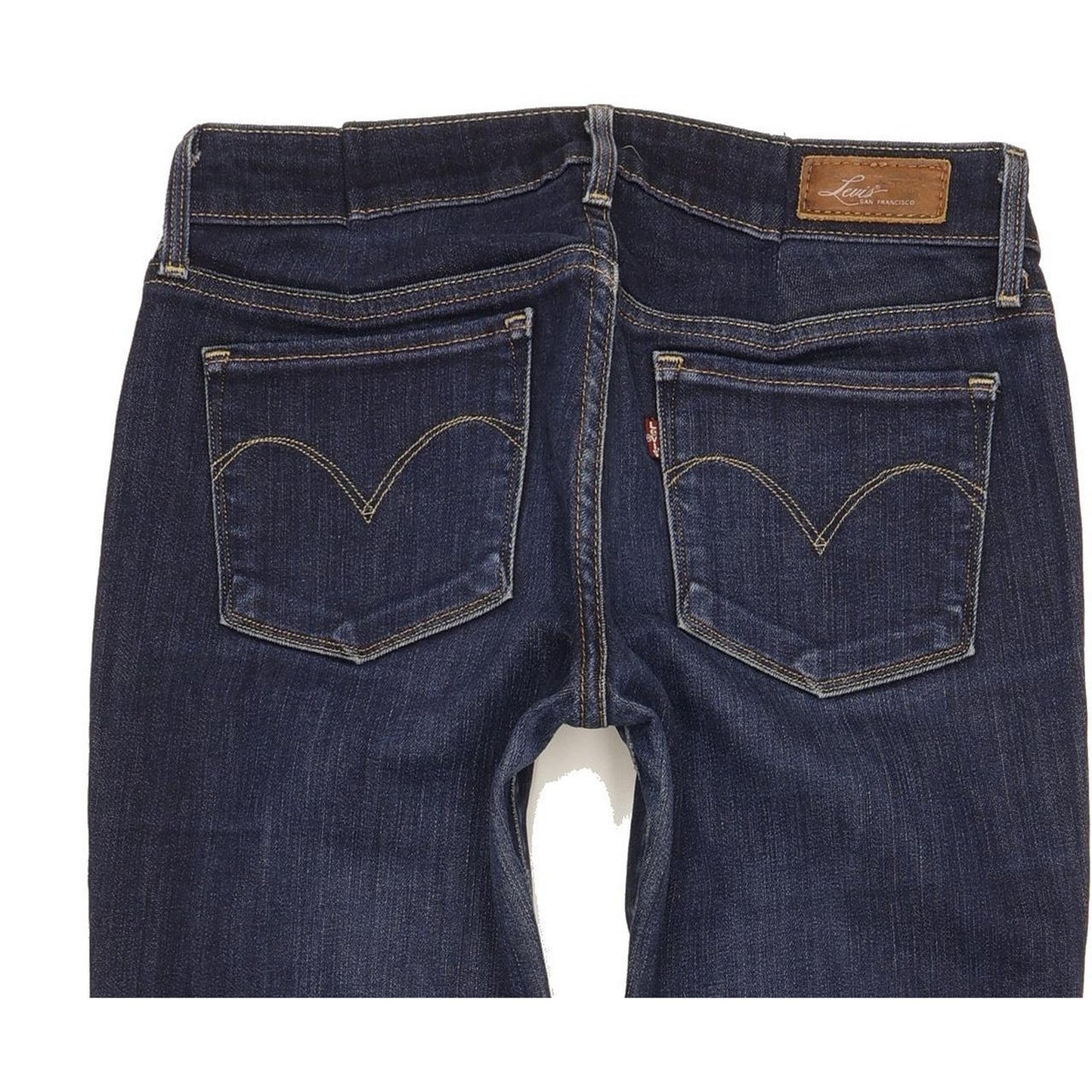 Levi's Slight Curve Women Blue Straight Slim Stretch Jeans W26 L28
