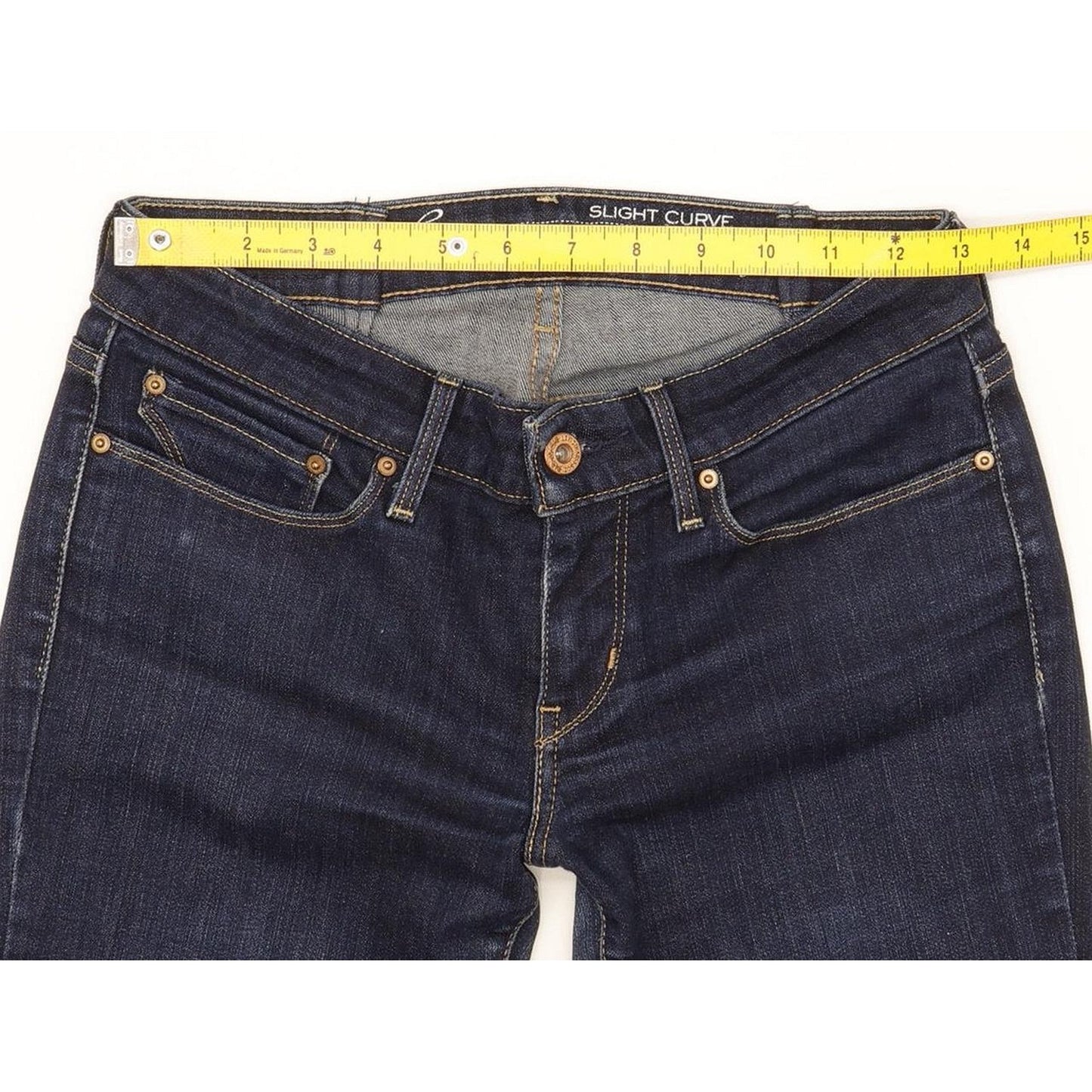 Levi's Slight Curve Women Blue Straight Slim Stretch Jeans W26 L28