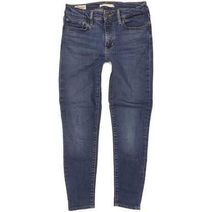 Levi's 711 Women Blue Skinny Slim Stretch Jeans W27 L24