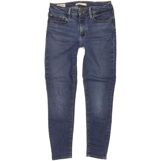 Levi's 711 Women Blue Skinny Slim Stretch Jeans W27 L24