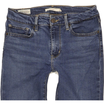 Levi's 711 Women Blue Skinny Slim Stretch Jeans W27 L24