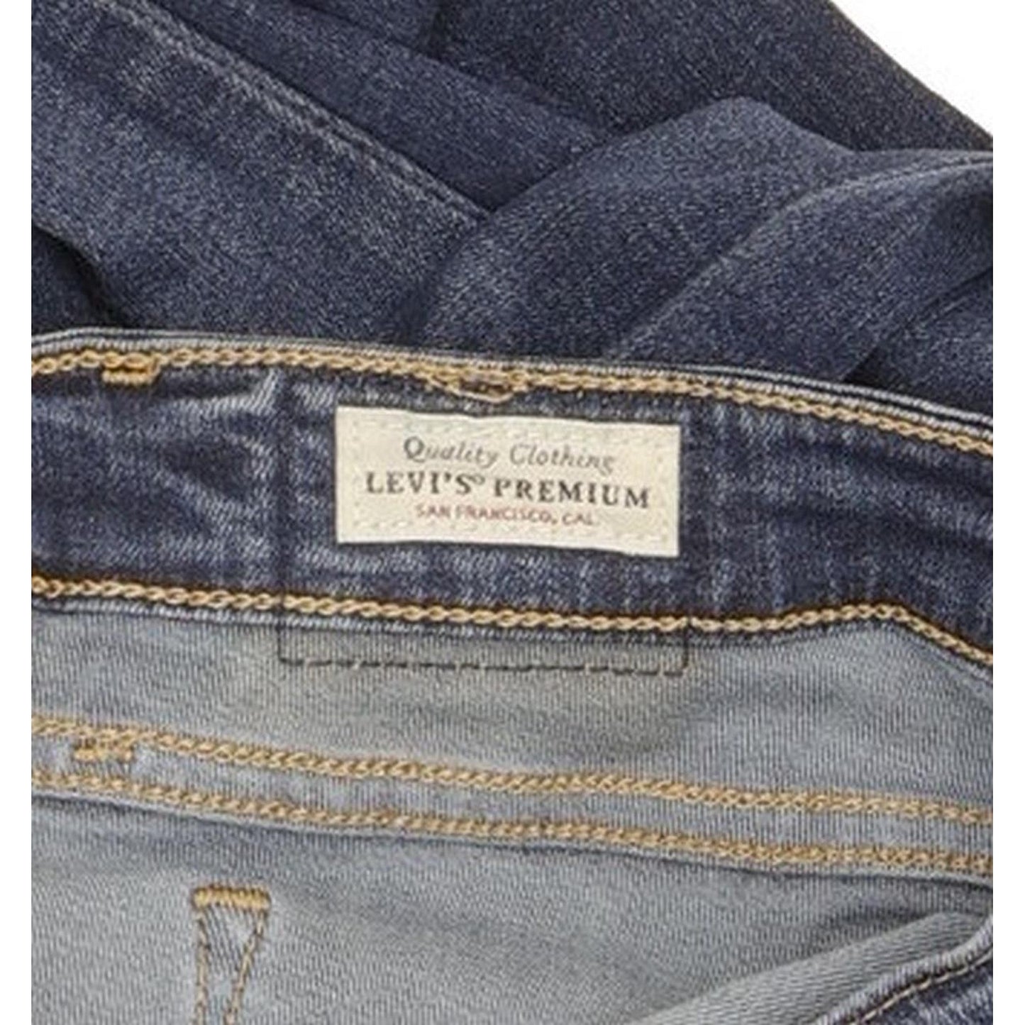 Levi's 711 Women Blue Skinny Slim Stretch Jeans W27 L24