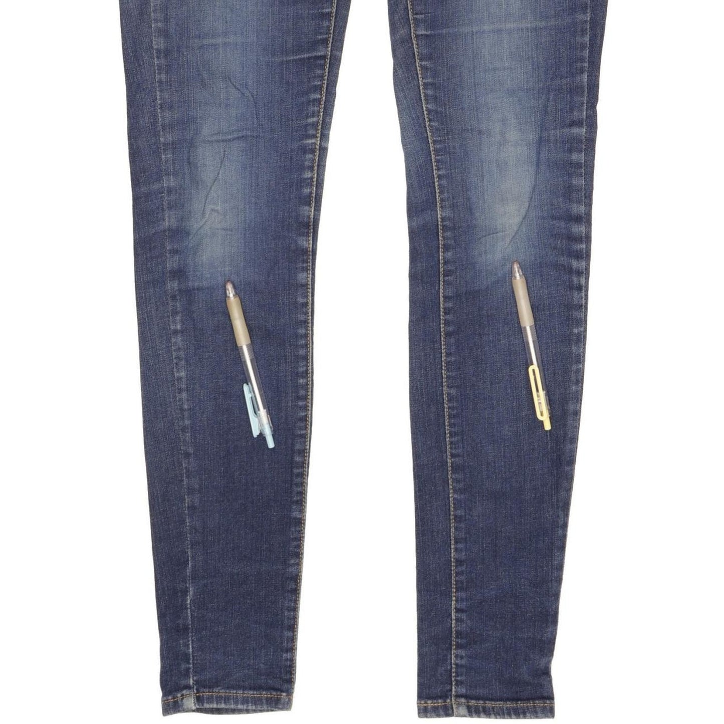Levi's 710 Super Women Blue Skinny Slim Stretch Jeans W28 L32