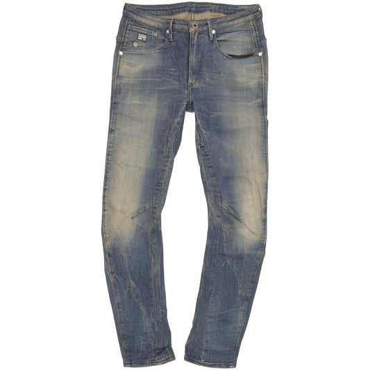 G-Star Arc 3D Women Blue Tapered Loose Stretch Jeans W27 L32