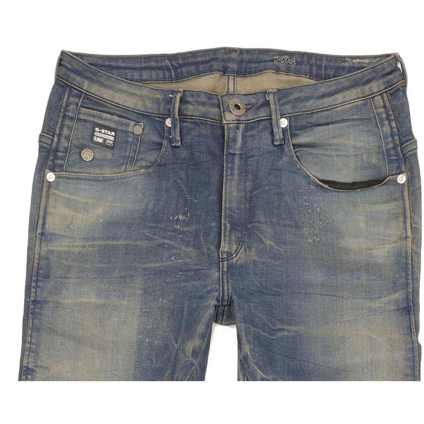 G-Star Arc 3D Women Blue Tapered Loose Stretch Jeans W27 L32