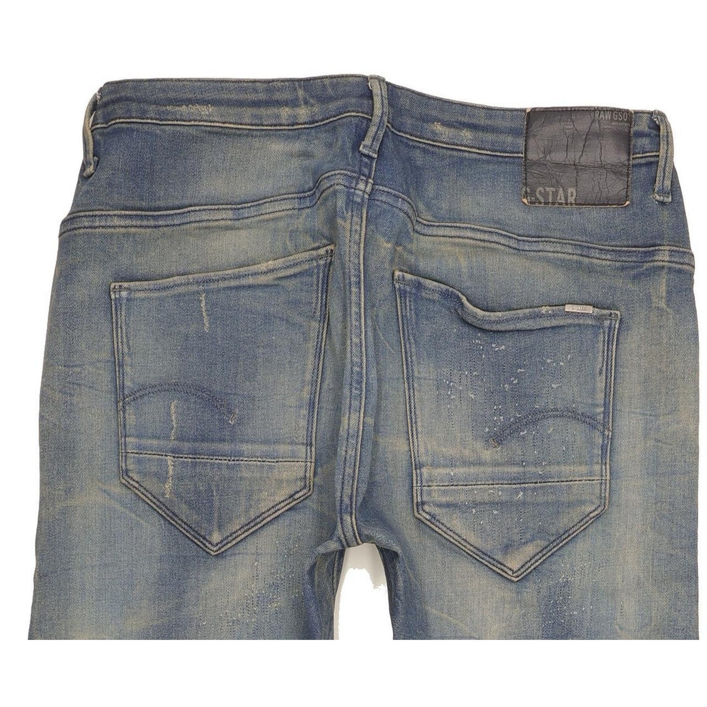 G-Star Arc 3D Women Blue Tapered Loose Stretch Jeans W27 L32