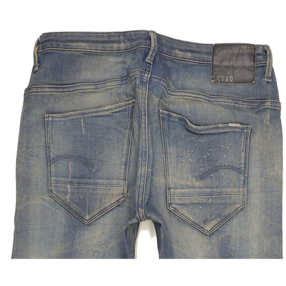 G-Star Arc 3D Women Blue Tapered Loose Stretch Jeans W27 L32