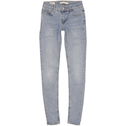 Levi's 710 Super Women Blue Skinny Slim Stretch Jeans W26 L31
