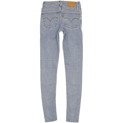 Levi's 710 Super Women Blue Skinny Slim Stretch Jeans W26 L31
