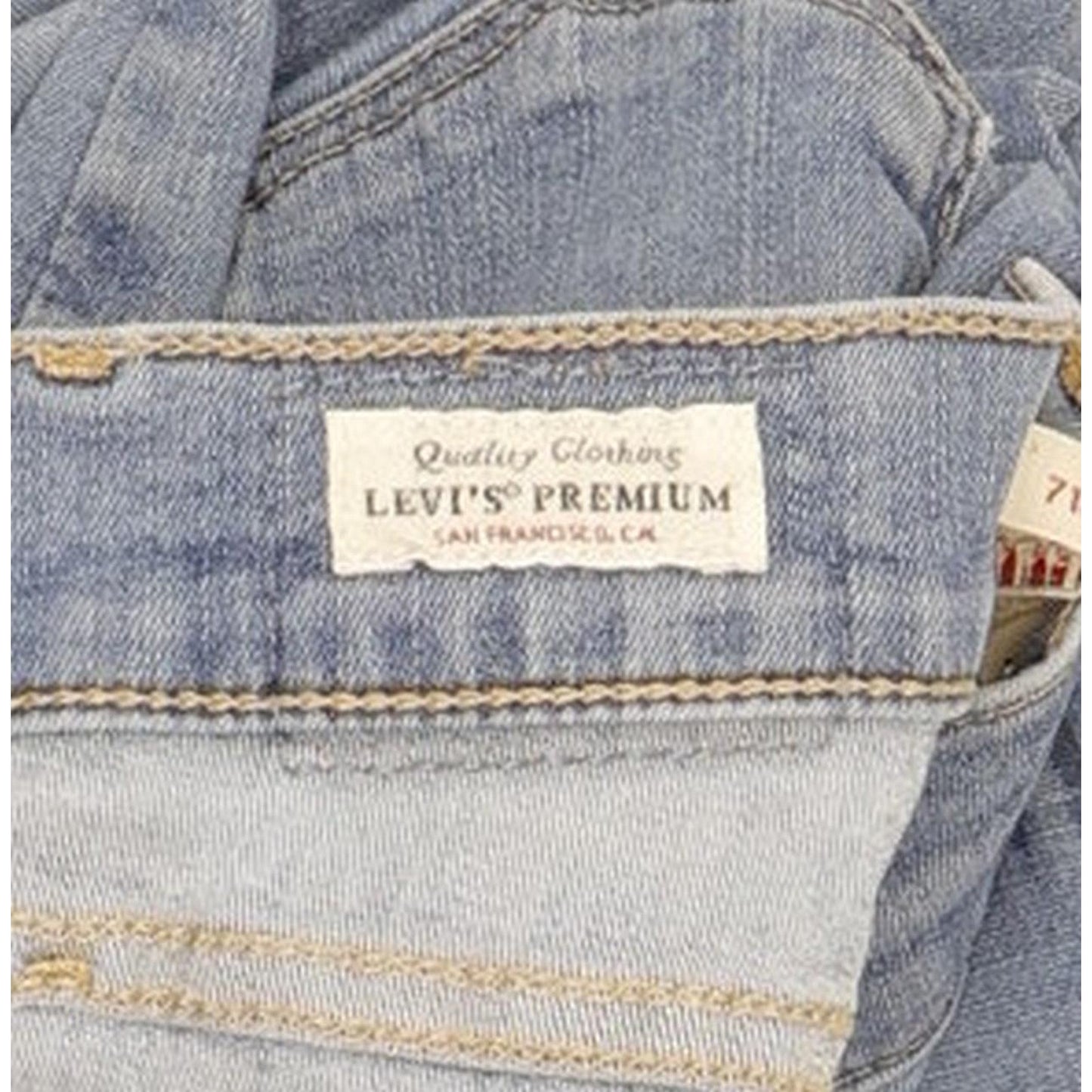 Levi's 710 Super Women Blue Skinny Slim Stretch Jeans W26 L31