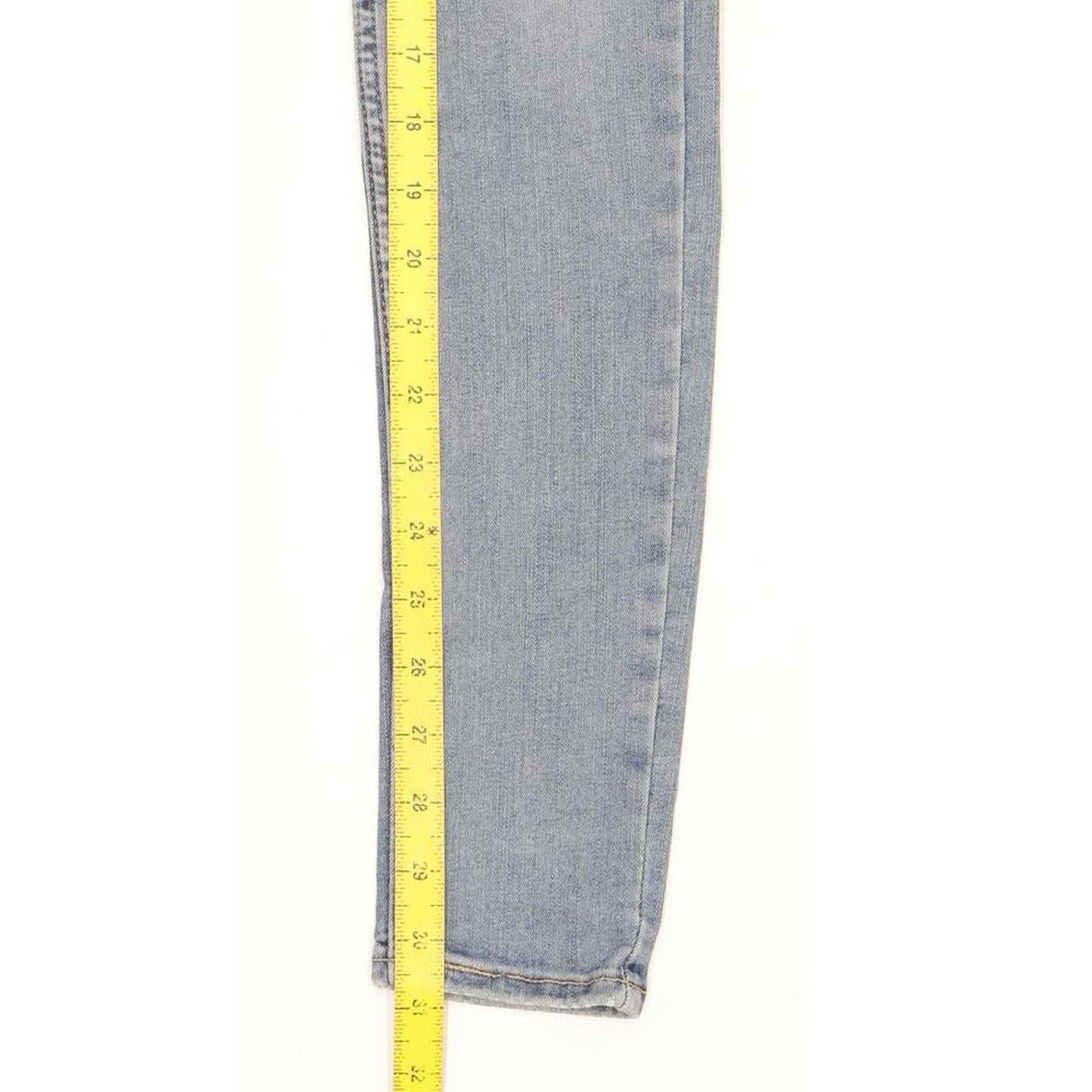 Levi's 710 Super Women Blue Skinny Slim Stretch Jeans W26 L31