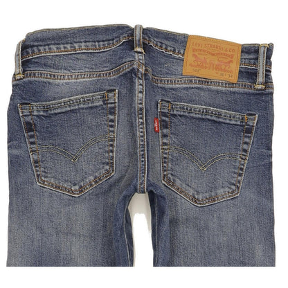 Levi's 511 Men Blue Straight Slim Stretch Jeans W30 L33