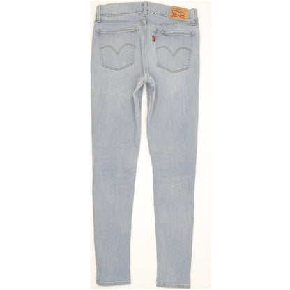 Levi's 710 Super Women Blue Skinny Slim Stretch Jeans W30 L29