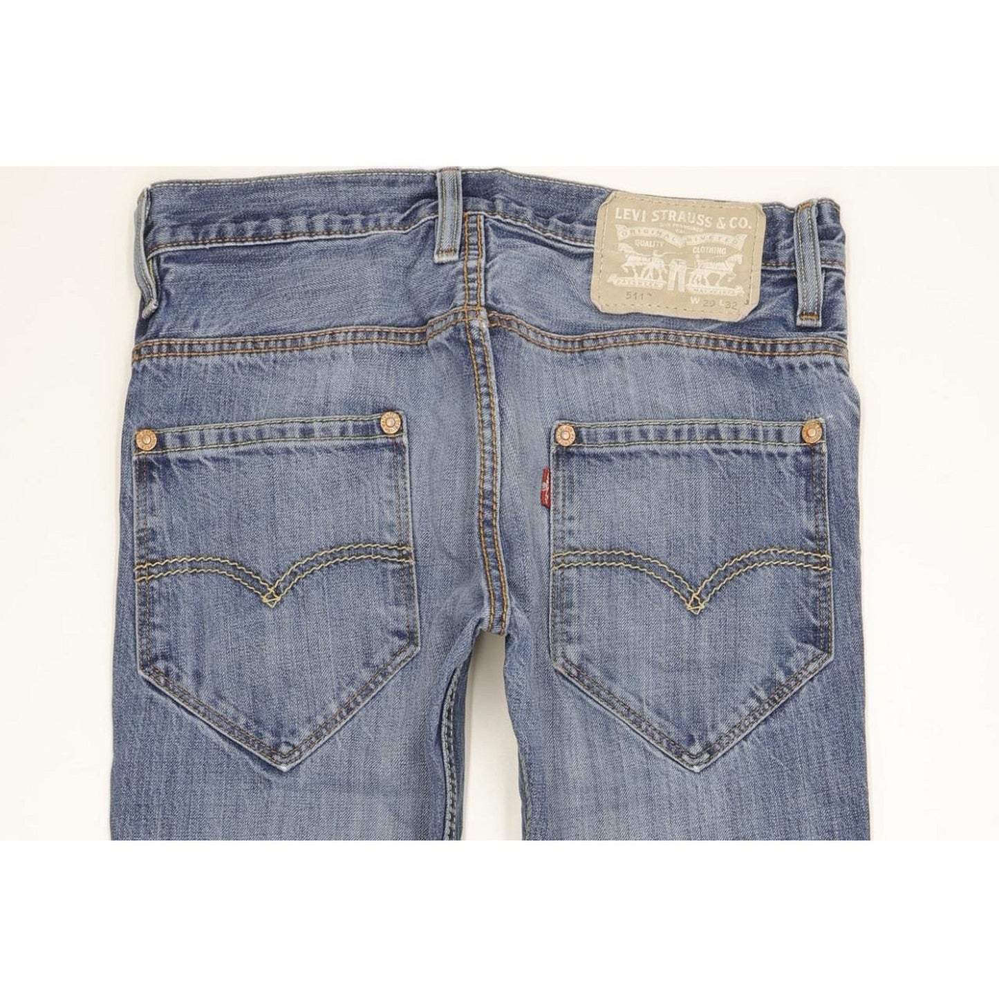 Levi's 511 Men Blue Straight Slim Jeans W29 L32