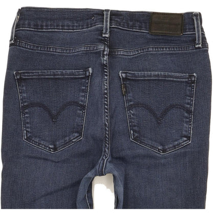 Levi's 720 Super Women Blue Skinny Slim Stretch Jeans W27 L30