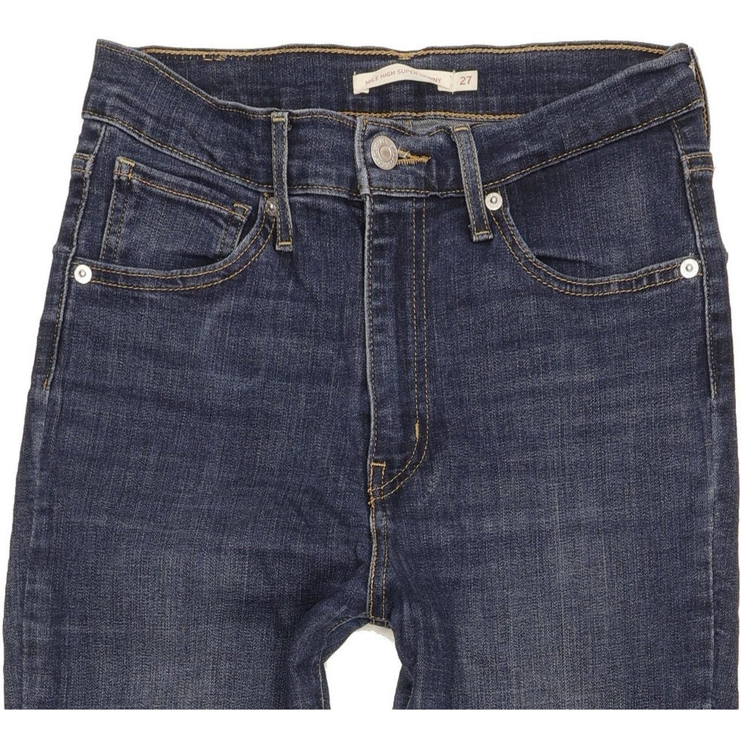 Levi's Mile Blue Skinny Slim Stretch Jeans High Waisted W27 L29