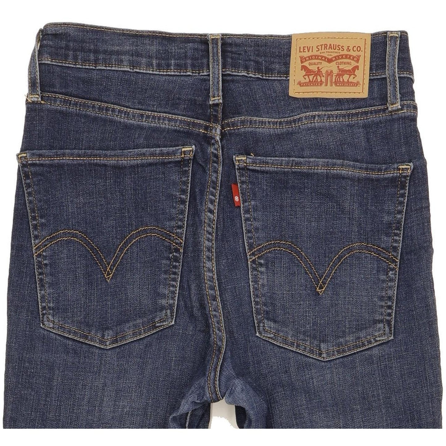 Levi's Mile Blue Skinny Slim Stretch Jeans High Waisted W27 L29
