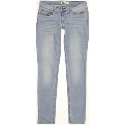 Levi's 524 Women Blue Skinny Slim Stretch Jeans W28 L31