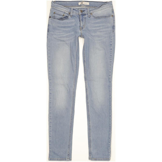 Levi's 524 Women Blue Skinny Slim Stretch Jeans W28 L31