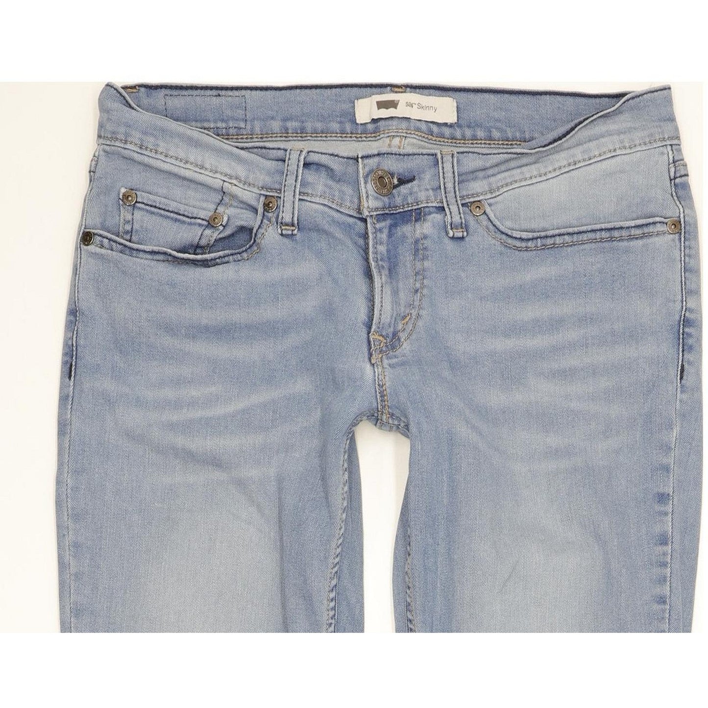 Levi's 524 Women Blue Skinny Slim Stretch Jeans W28 L31