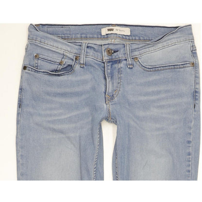 Levi's 524 Women Blue Skinny Slim Stretch Jeans W28 L31