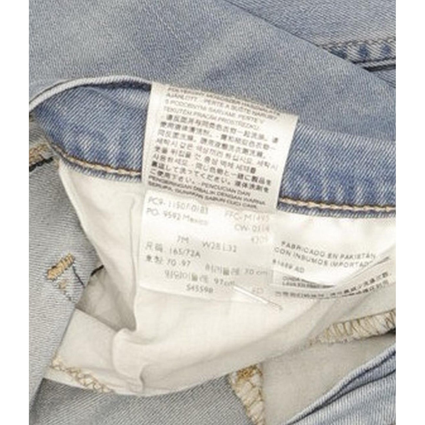 Levi's 524 Women Blue Skinny Slim Stretch Jeans W28 L31
