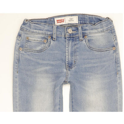 Levi's 510 Kids Blue Skinny Slim Stretch Jeans W26 L29