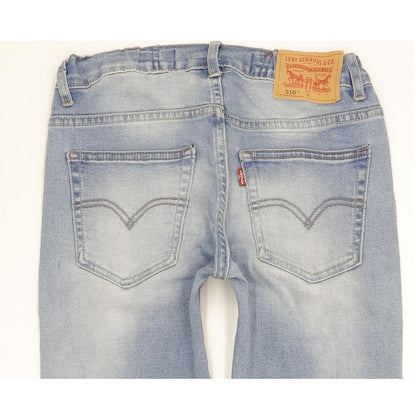 Levi's 510 Kids Blue Skinny Slim Stretch Jeans W26 L29